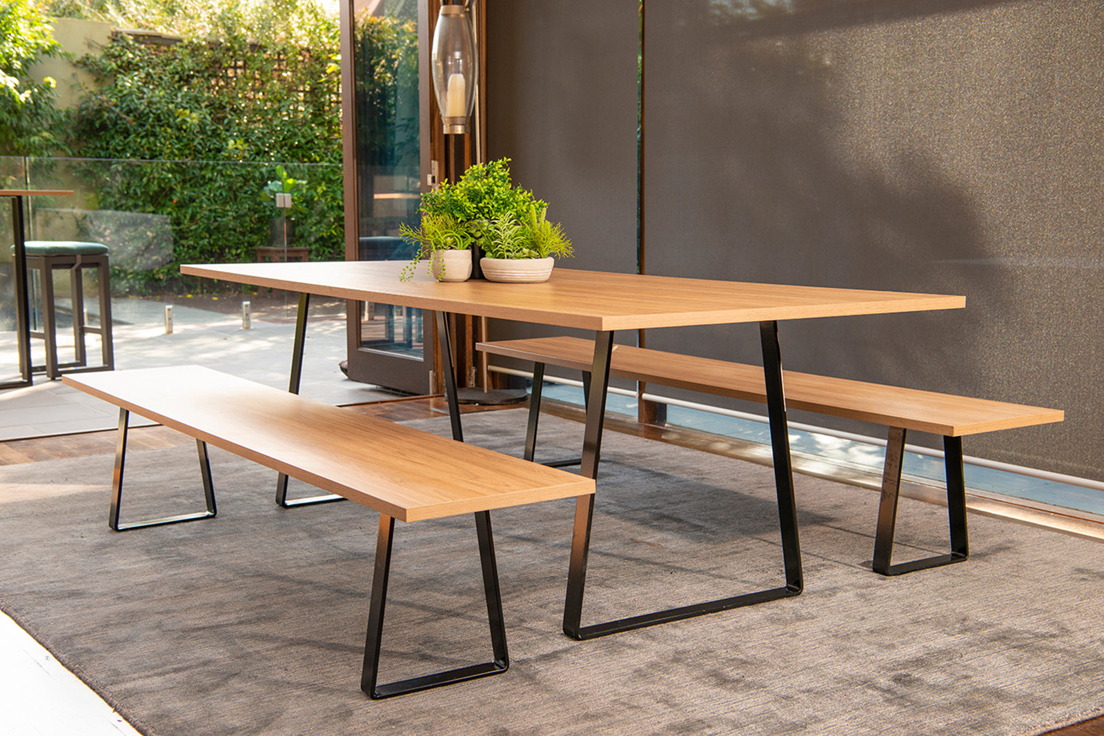 Madison Flat Bar Table Leg - Image 2