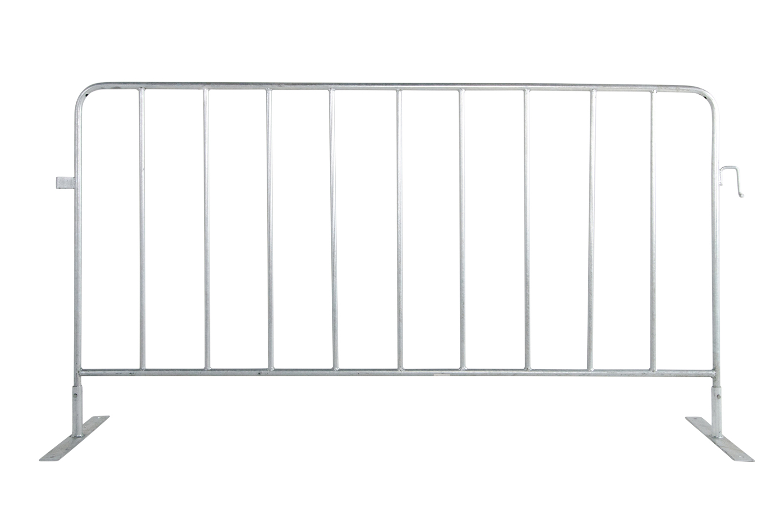 Crowd Control Steel Barrier, 10 pack
