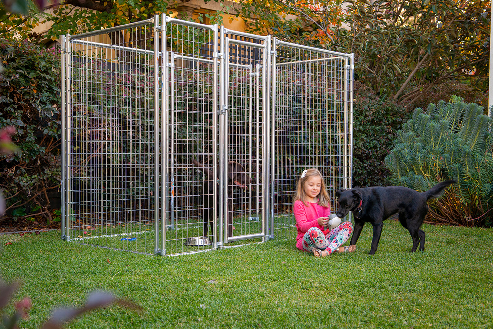 Two-Piece Modular Pet Enclosure Gate - Image 2