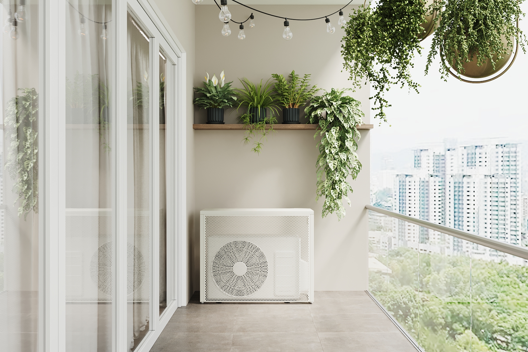 Aircon Cover White - Image 3