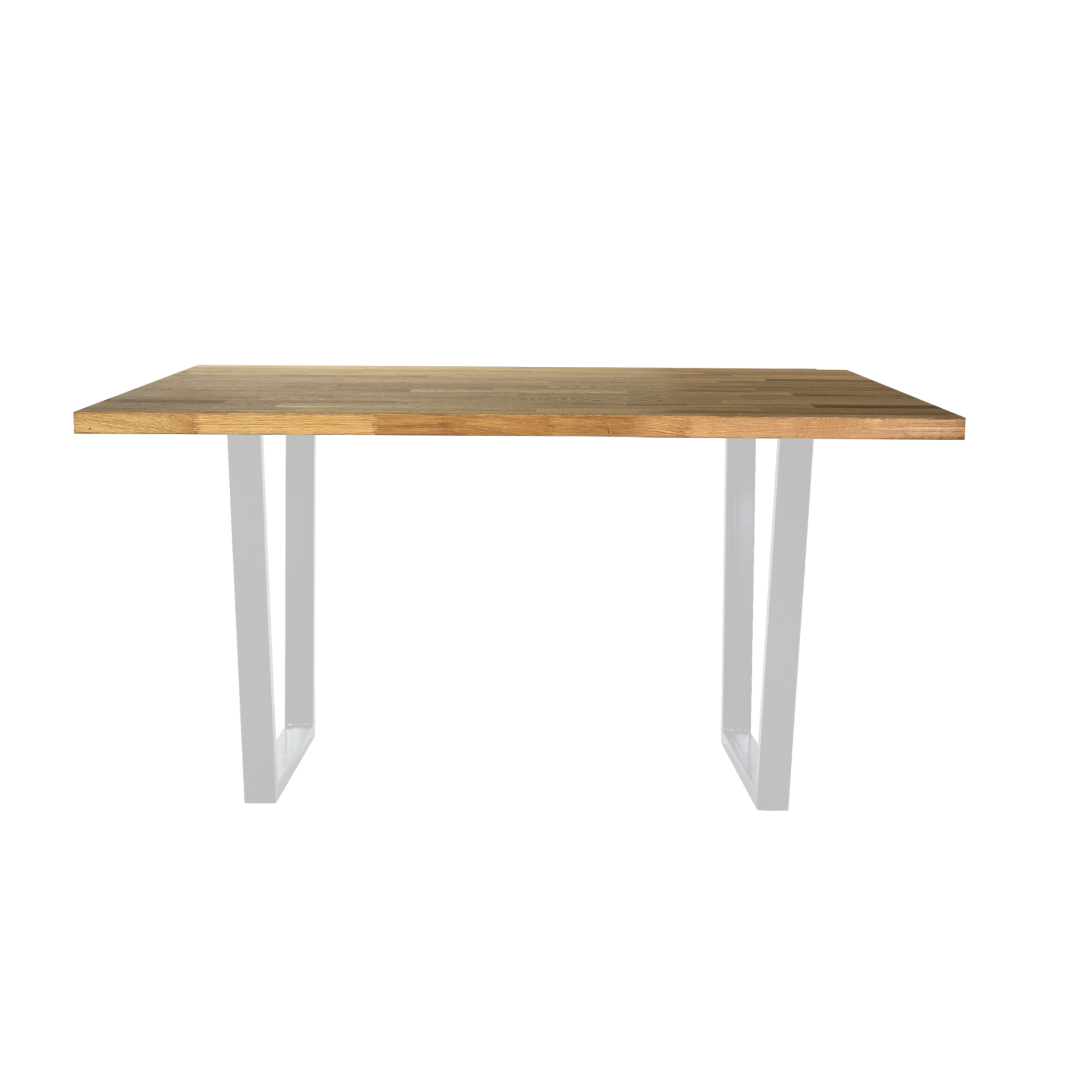 Santos Steel Tube Desk Leg White - Image 3