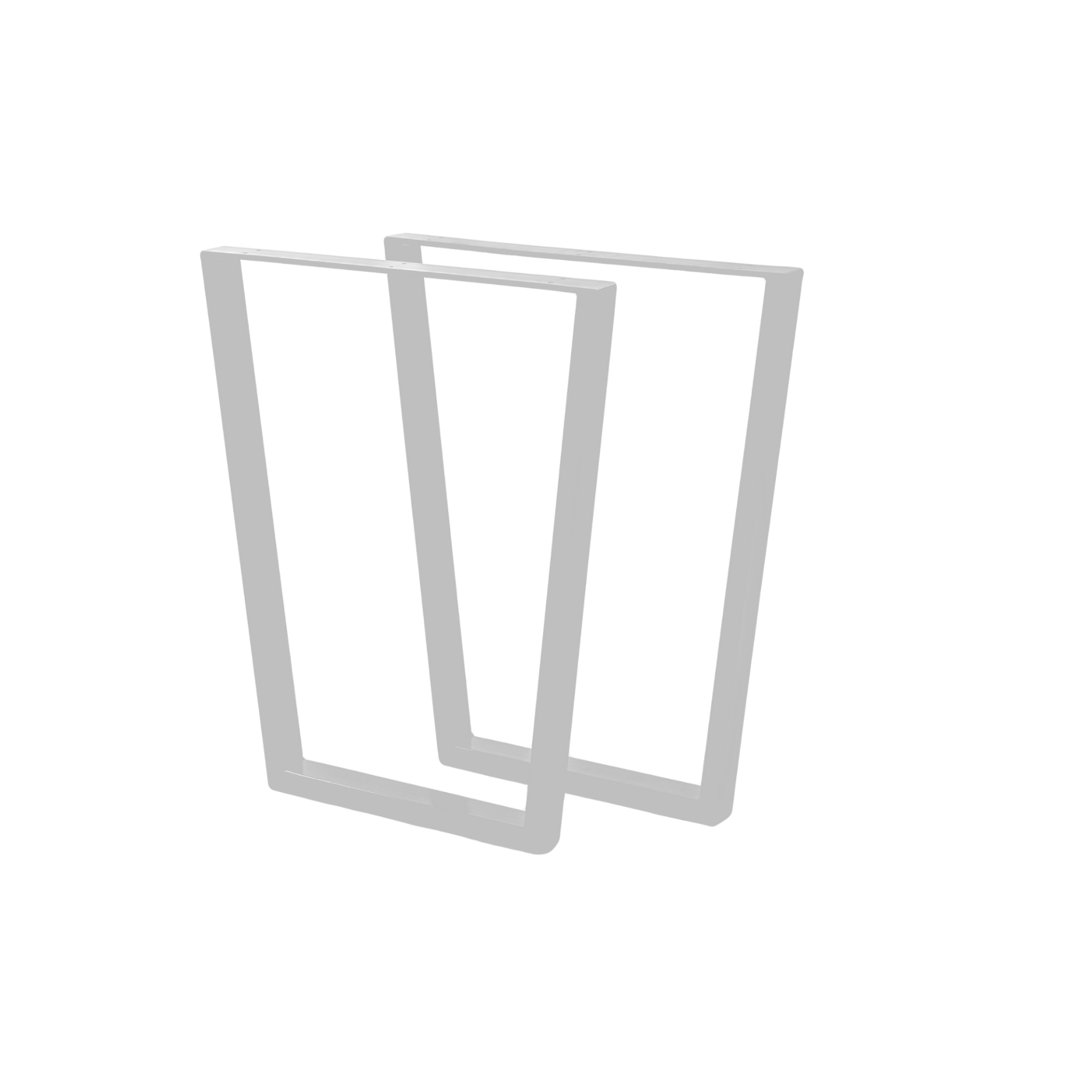 Santos Steel Tube Desk Leg White