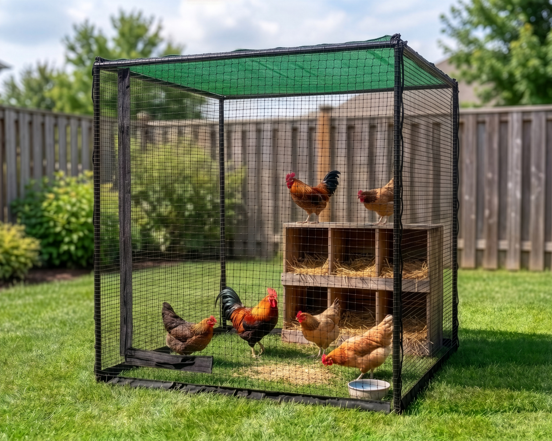 Cat Enclosure 1600 x 1600 x 1600mm - Image 5