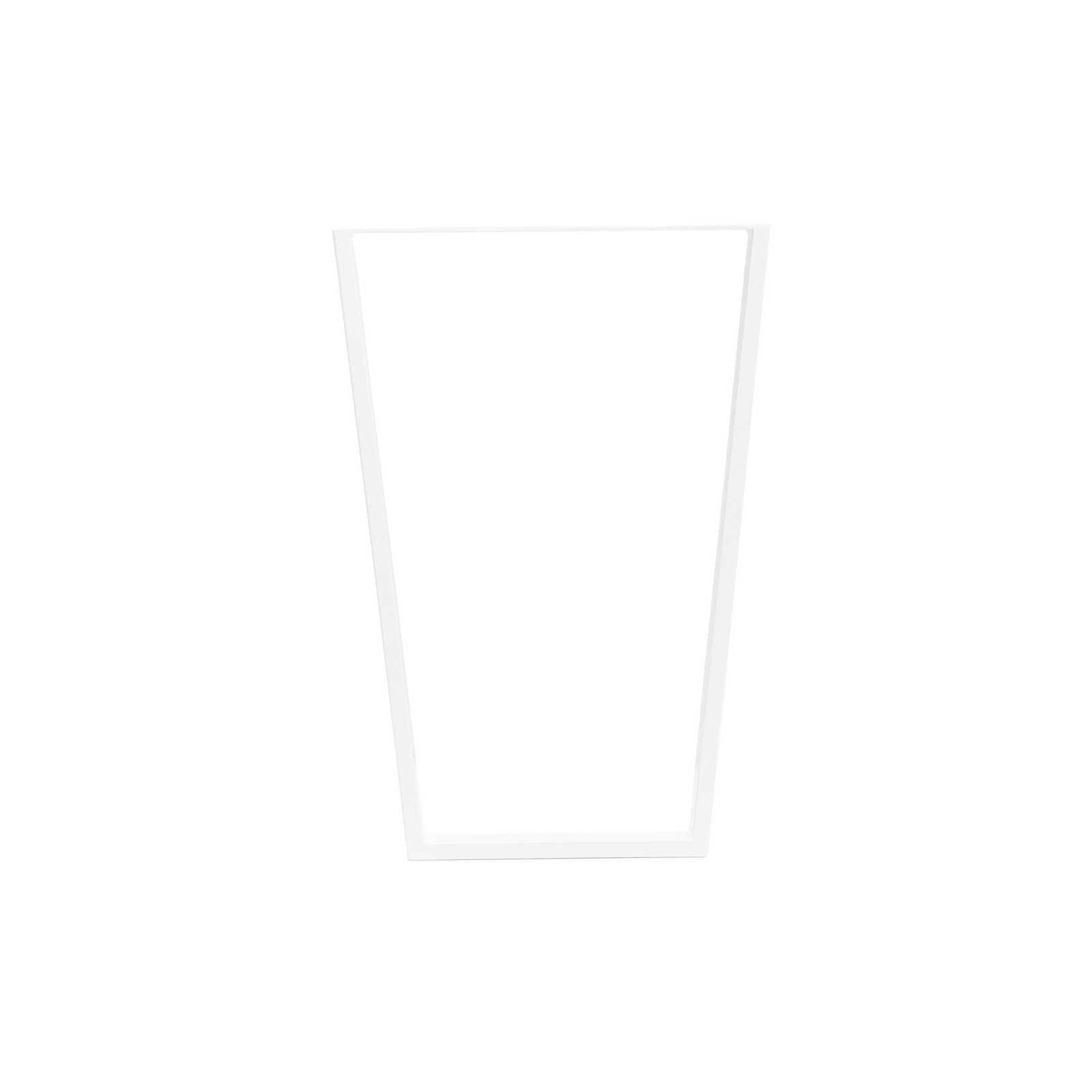 Steel Tube Leon Desk Leg 500 x 732 x 50mm WHT