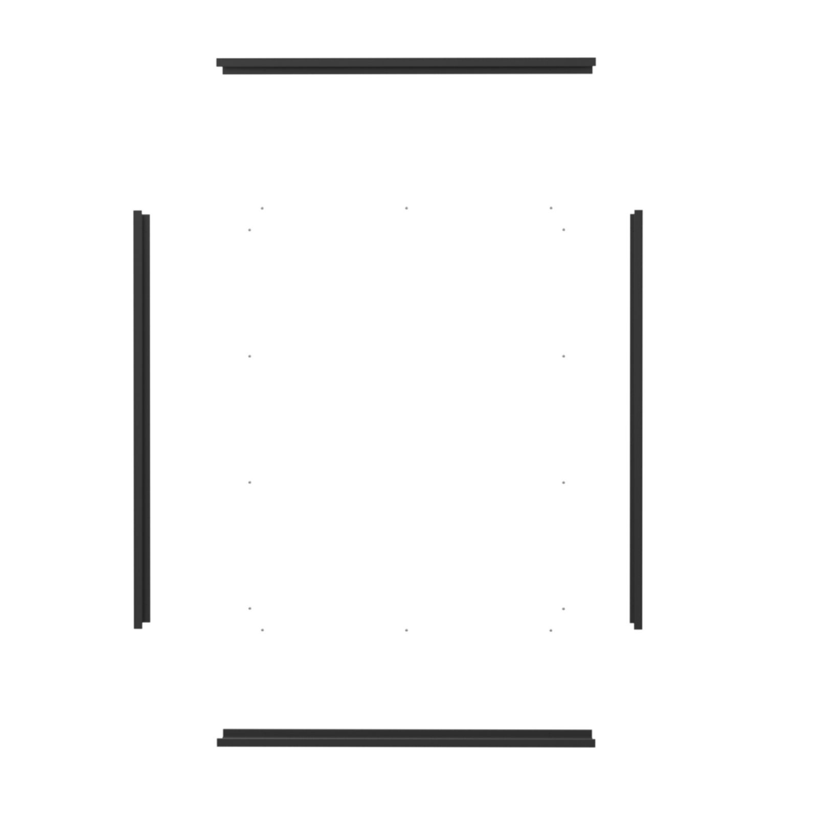 Perforated Mesh Frame Kit Black 1040 x 1200mm - Image 4