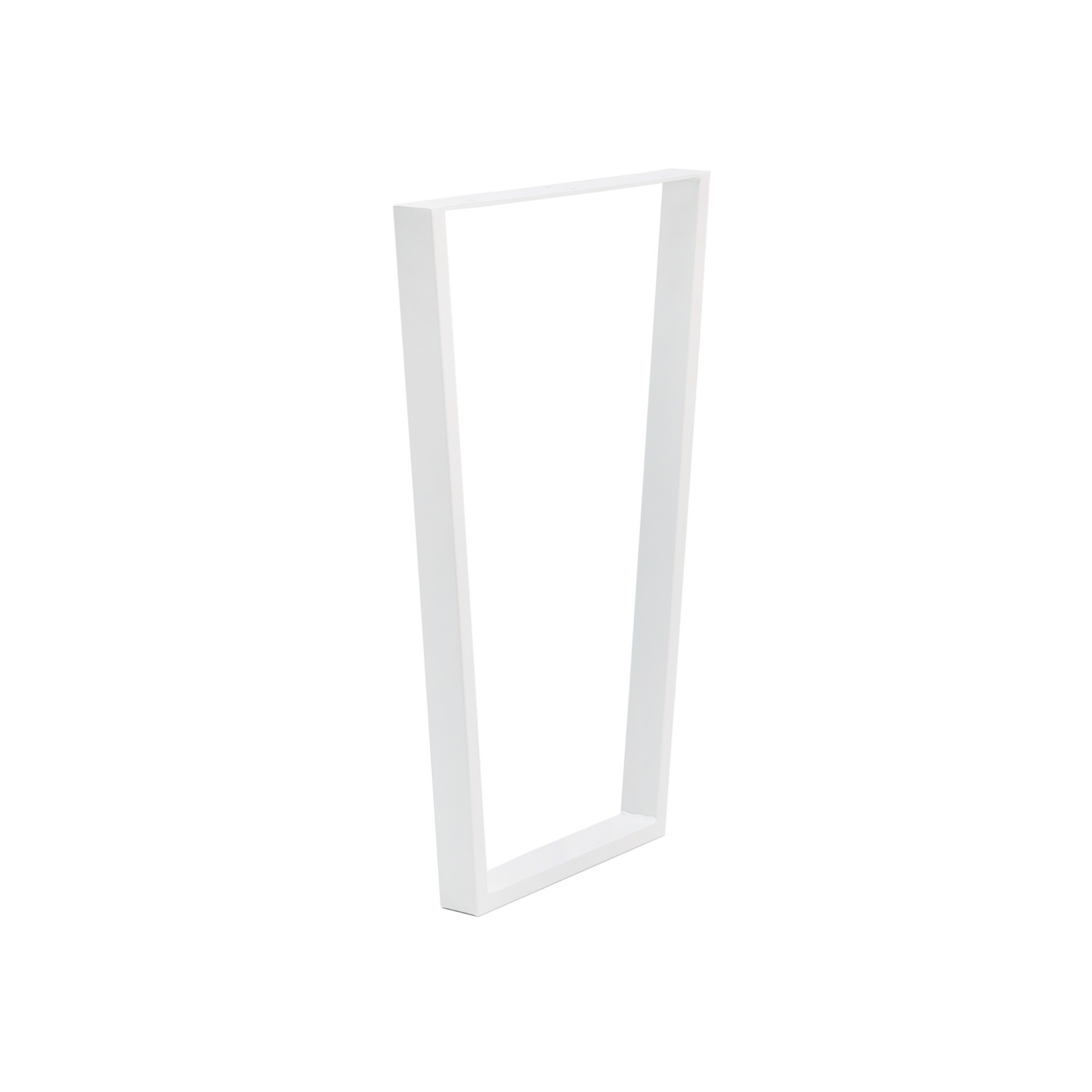 Steel Tube Leon Desk Leg 500 x 732 x 50mm WHT - Image 2