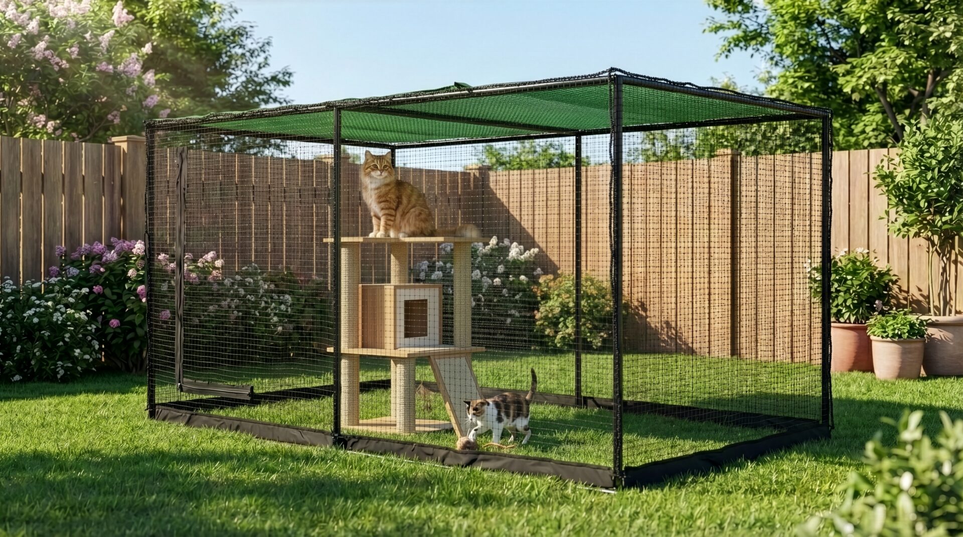 Cat Enclosure 2400 X 1200 X 1200mm - Image 5