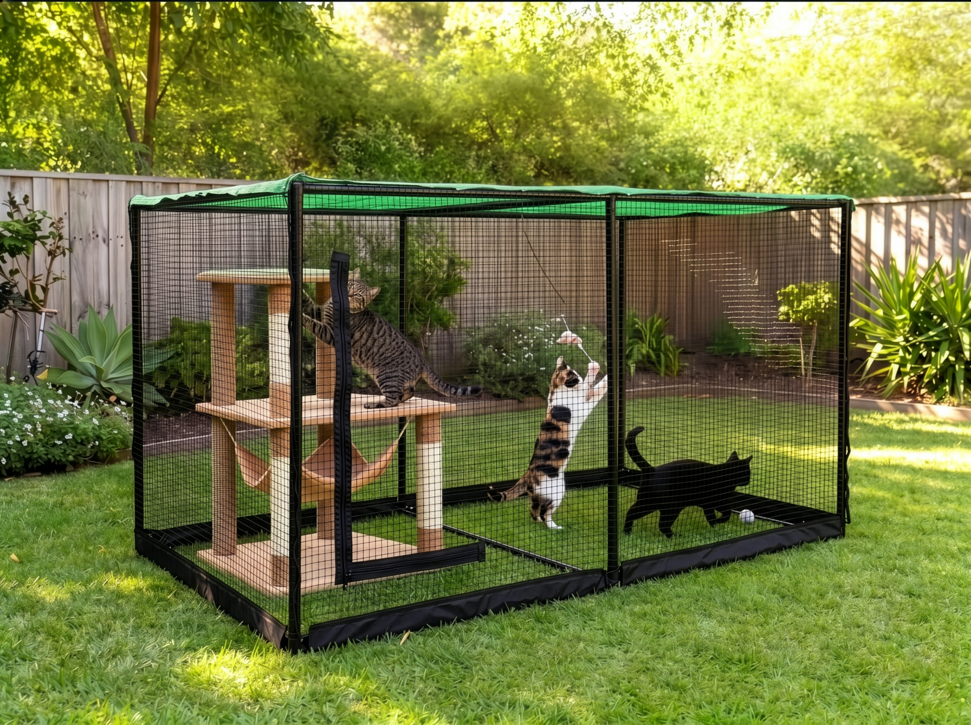 Cat Enclosure 2400 X 1200 X 1200mm - Image 4