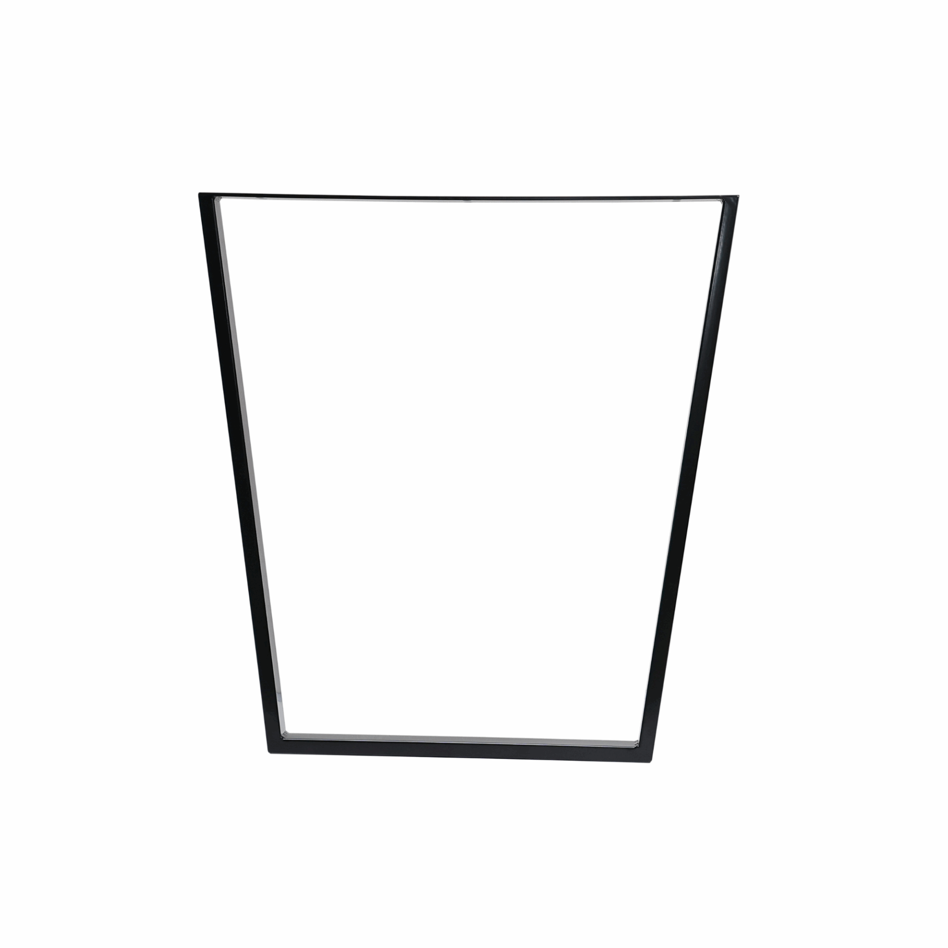 Steel Tube Leon Table Leg 700 x 732 x 50mm BLK
