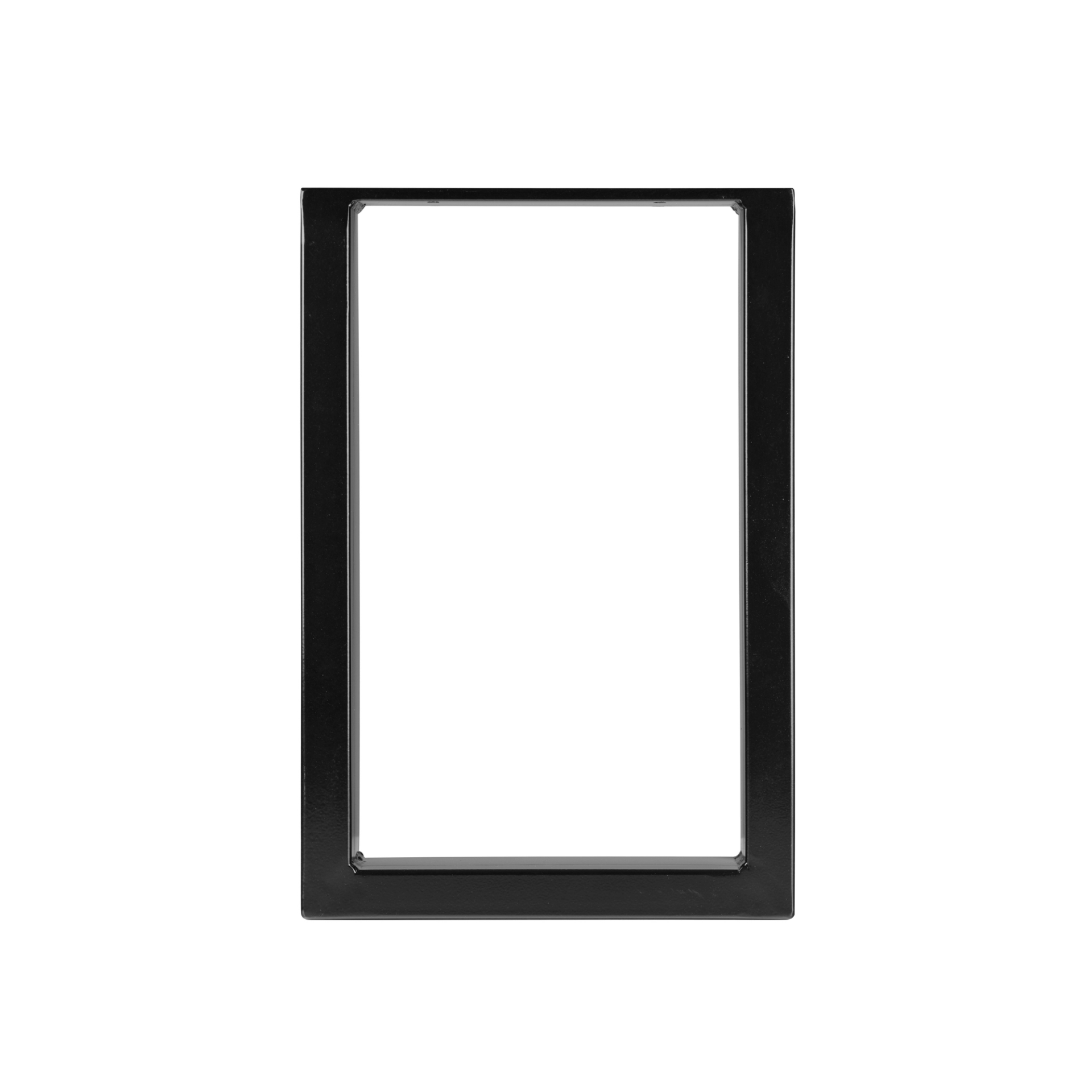 Belize Steel Tube Bench Seat Leg BLK