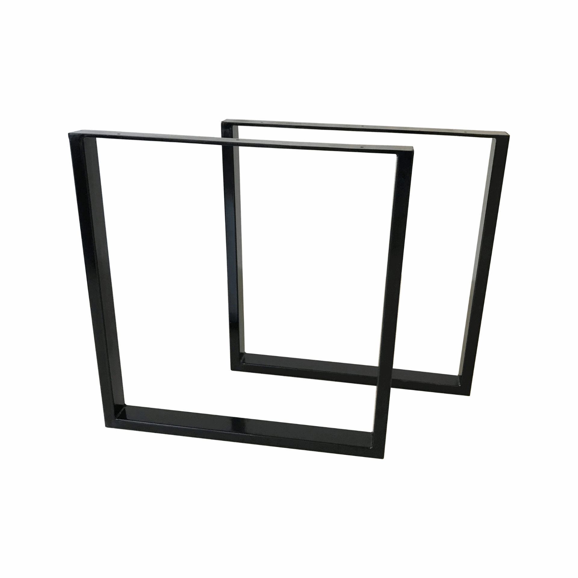 Belize Steel Tube Table Leg BLK - Image 4