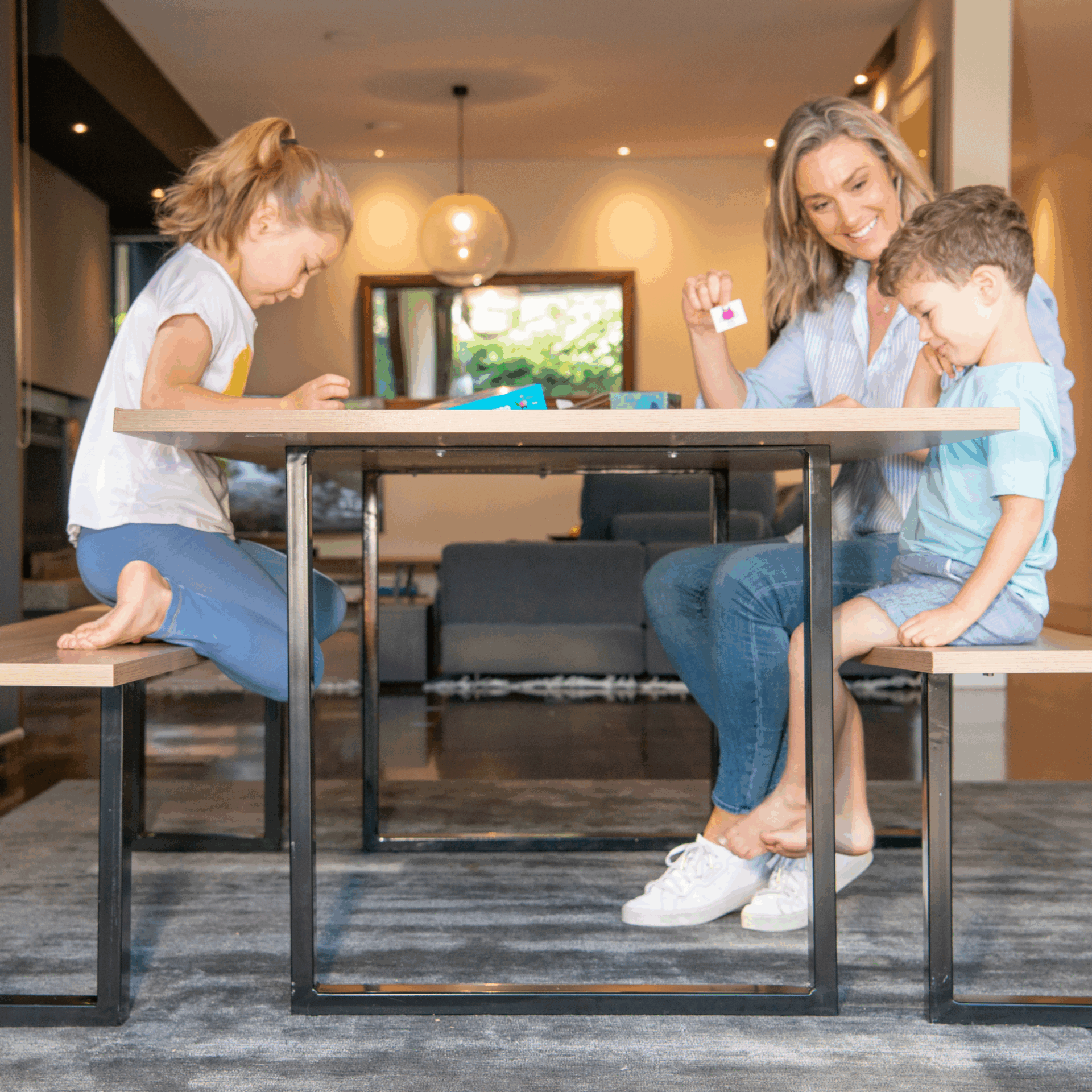 Belize Steel Tube Table Leg BLK - Image 5