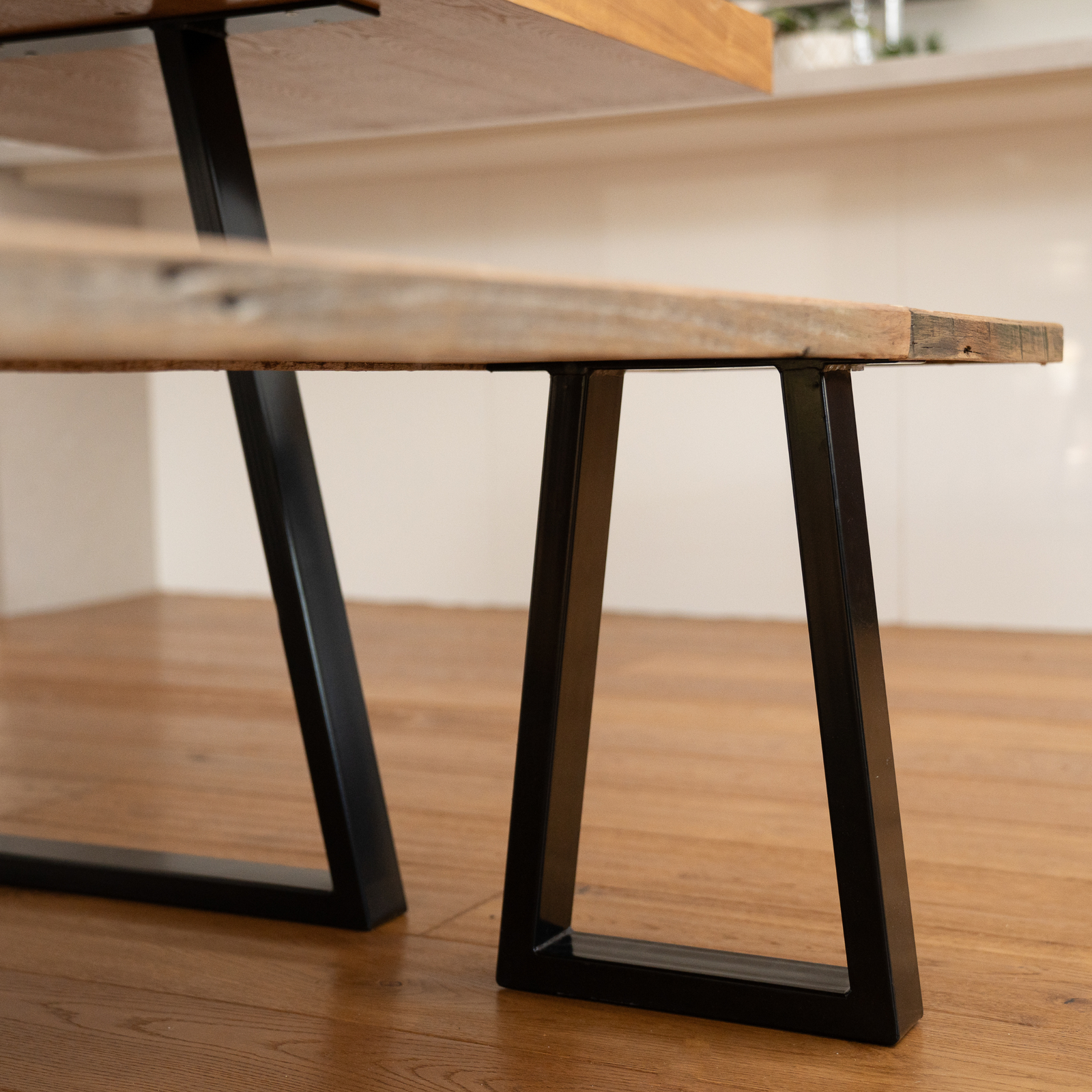 Antigua Steel Tube Bench Leg BLK - Image 2