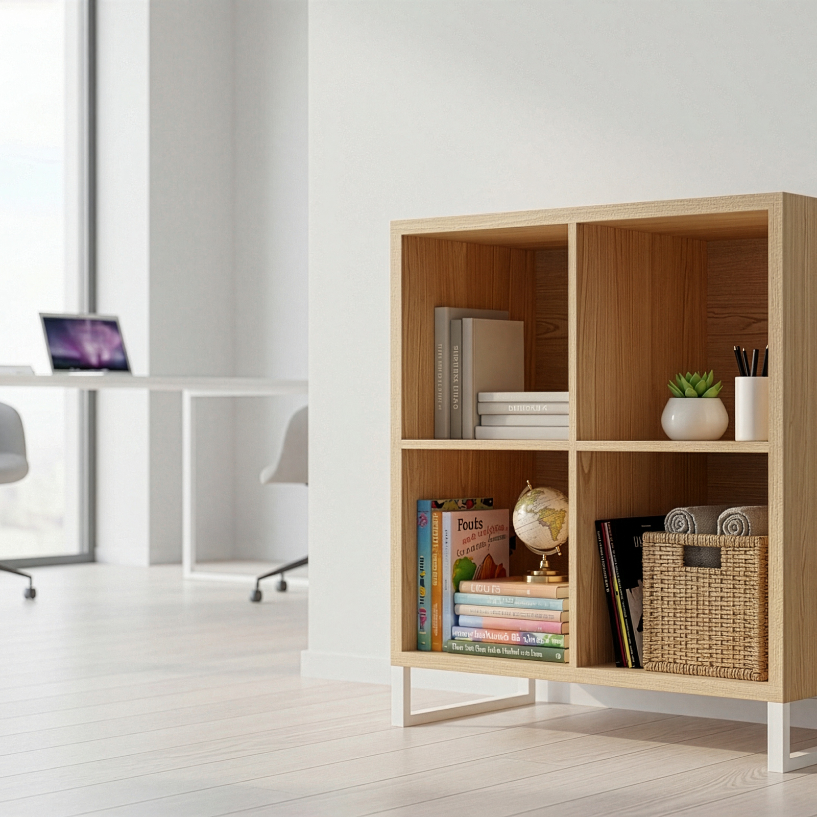 Soho Cube Furniture Leg 385 x 120 x 30mm White - Image 8