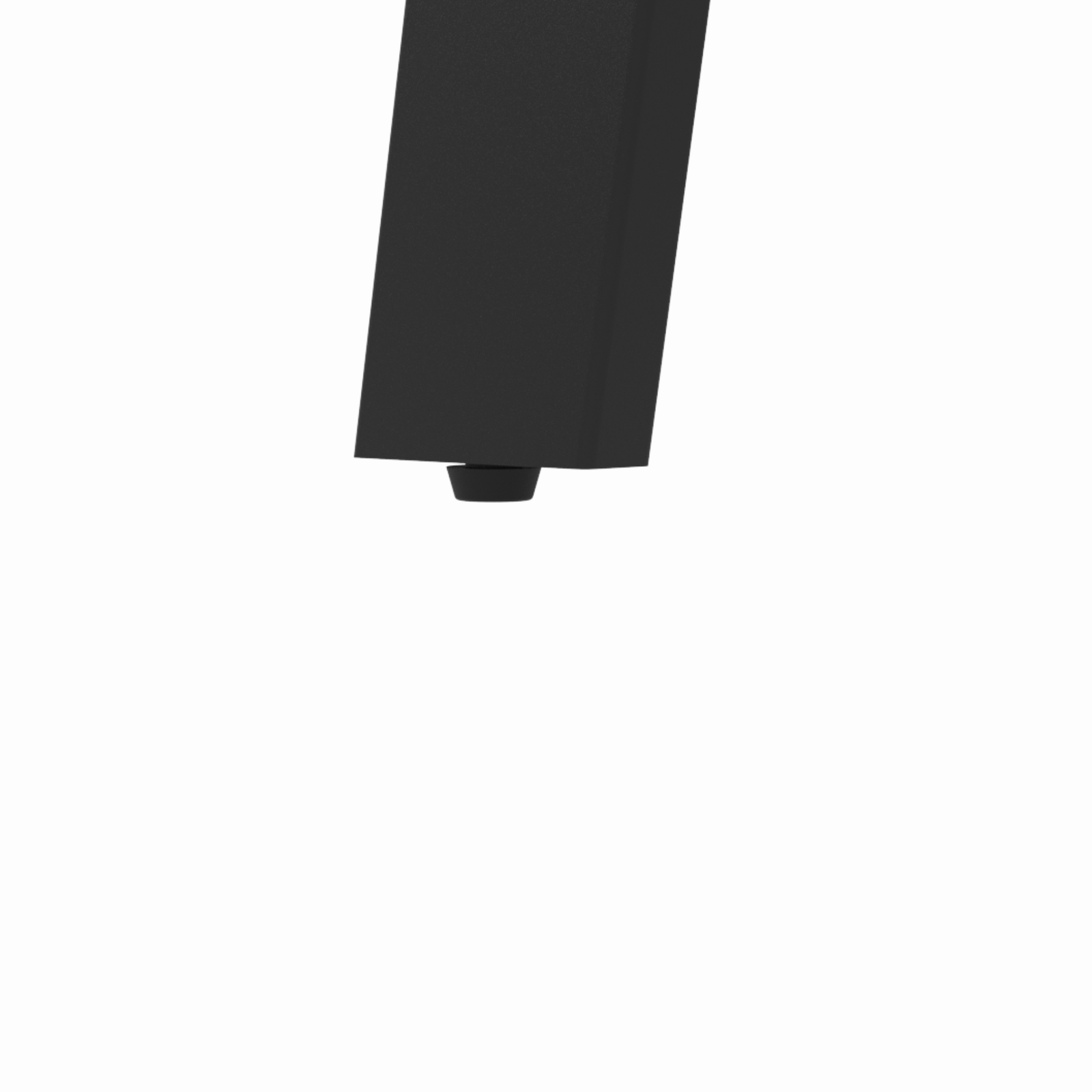 Black Soho Angled Table Leg 198 x 65 x 710mm - Image 6