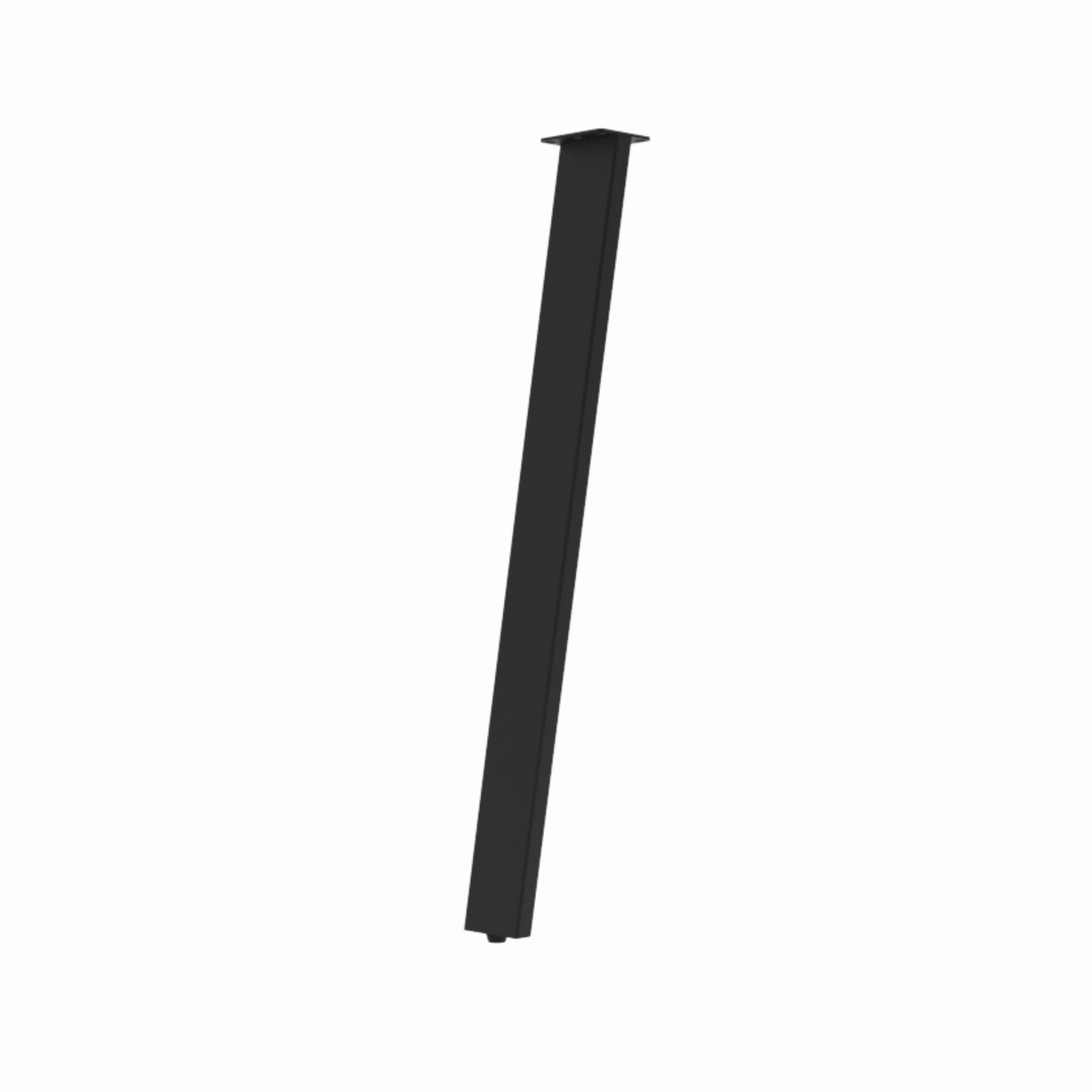 Black Soho Angled Table Leg 198 x 65 x 710mm - Image 3