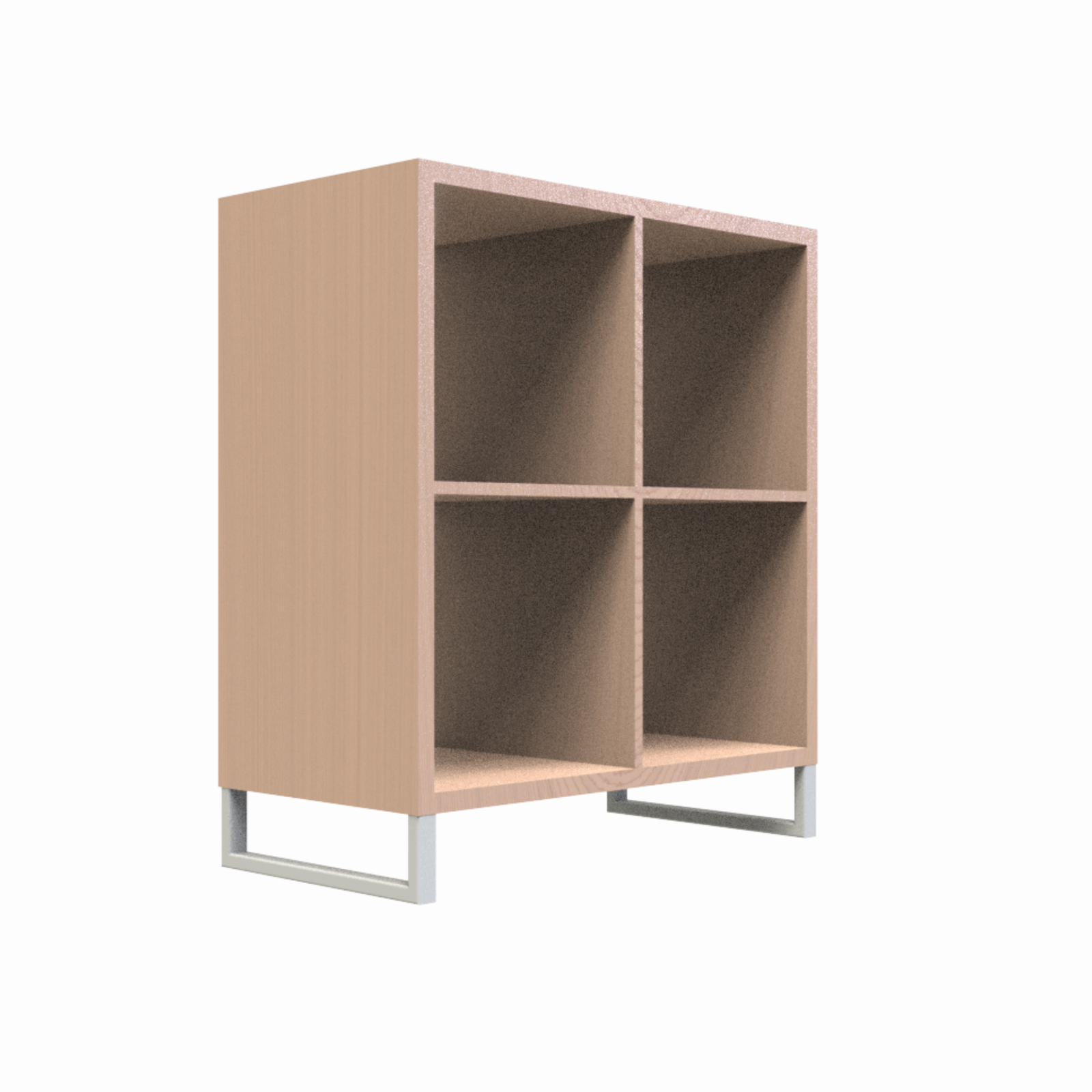 Soho Cube Furniture Leg 385 x 120 x 30mm White - Image 3