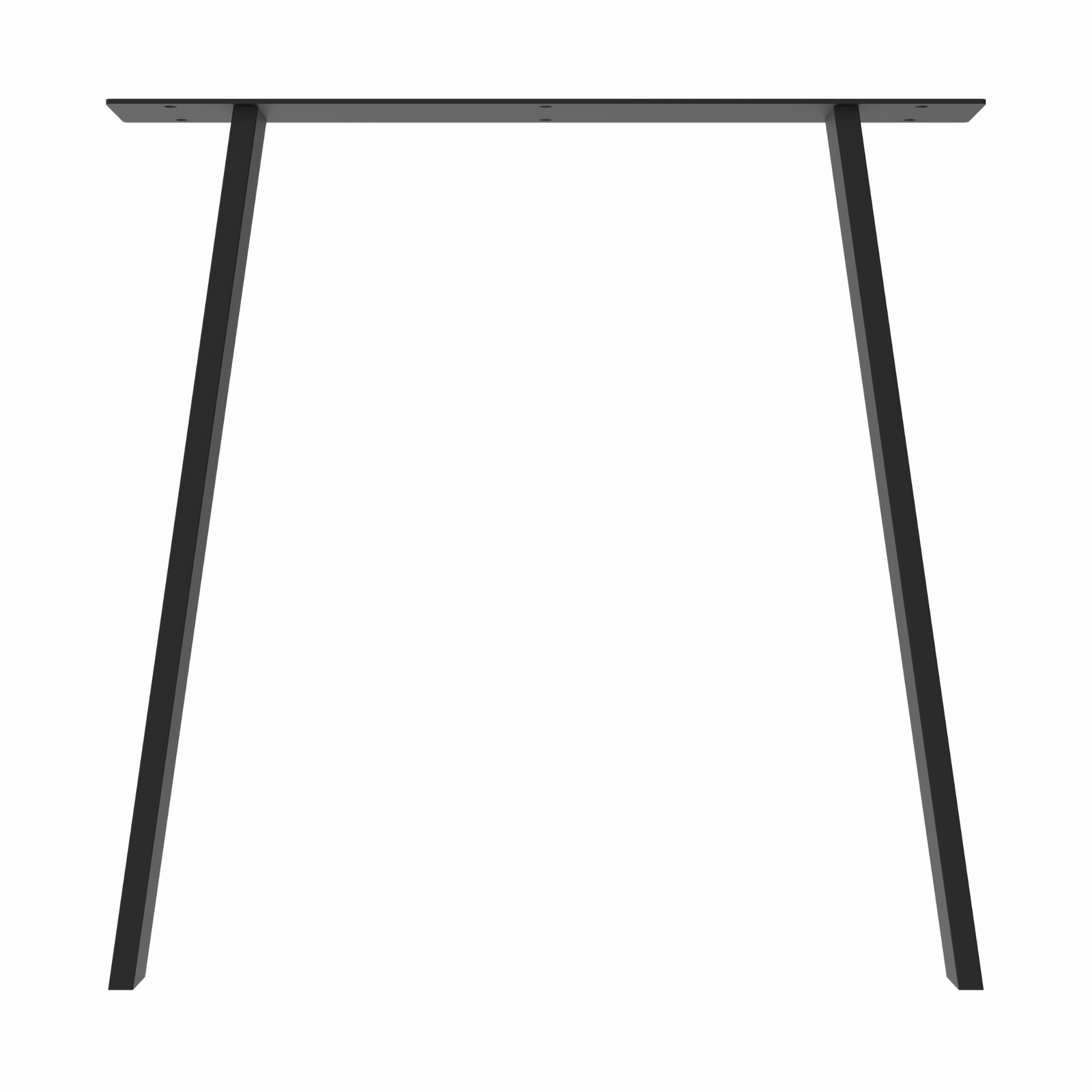 Soho Furniture Lean Leg 700x100x710mm Black 2 Pack