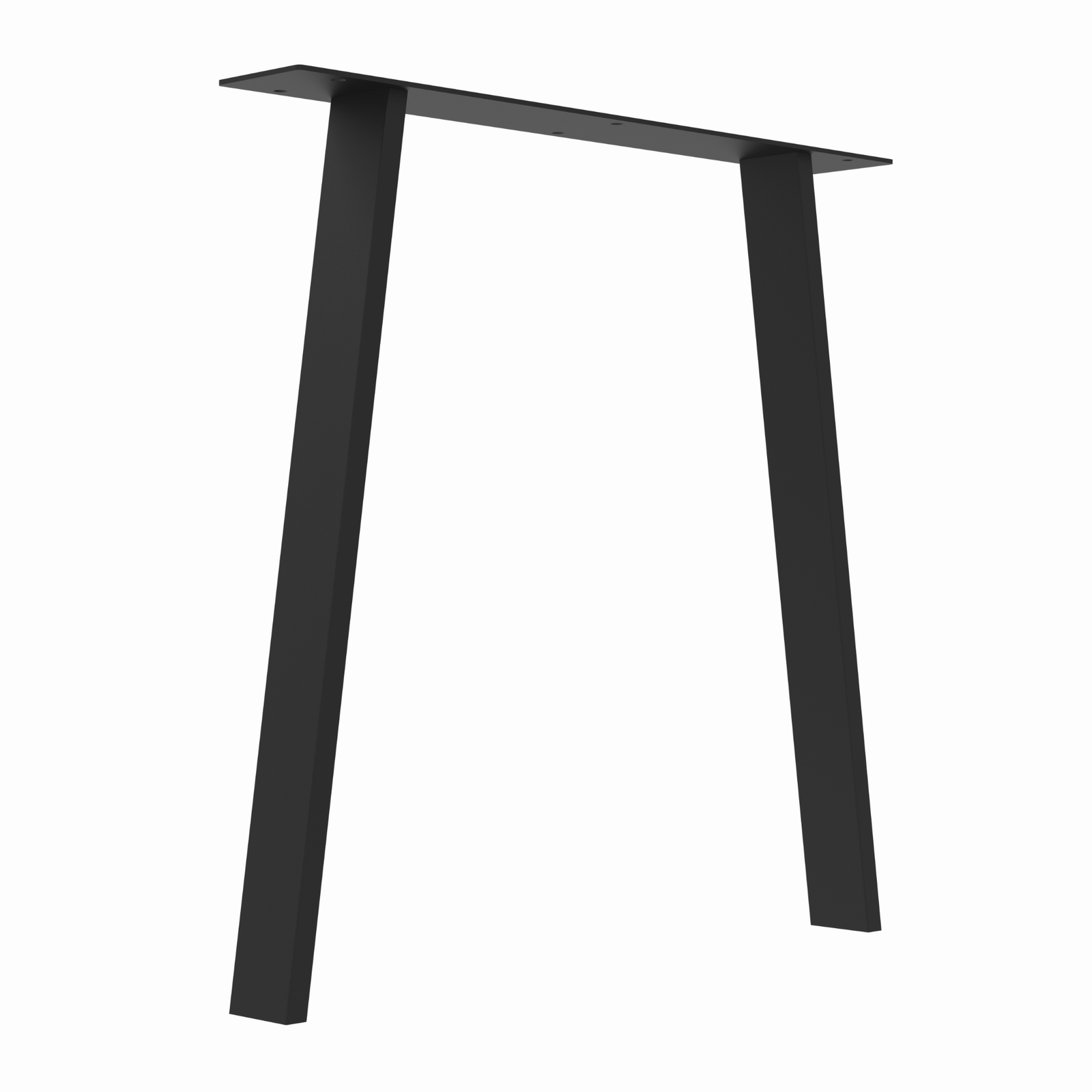 Soho Furniture Lean Leg 700x100x710mm Black 2 Pack - Image 3