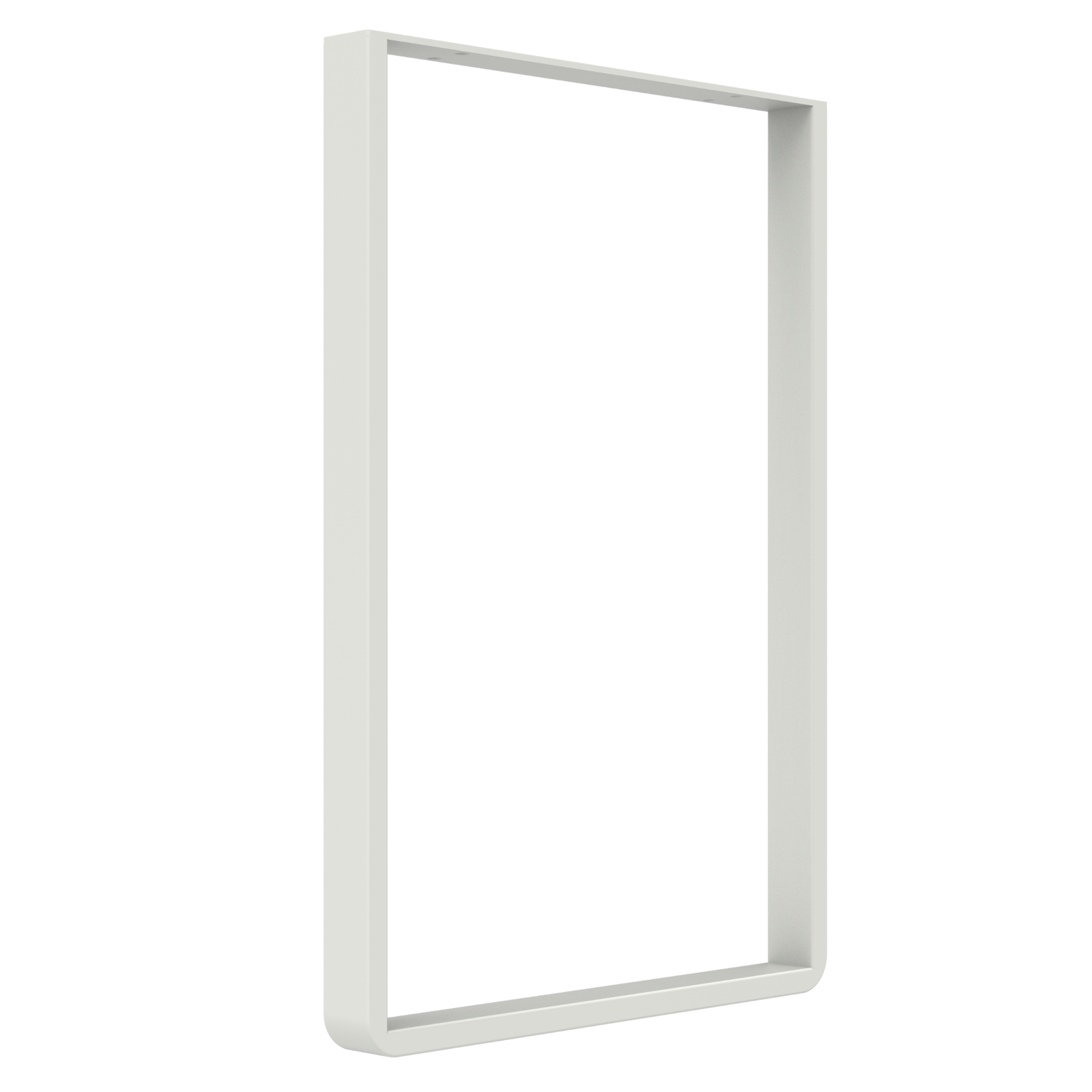 Tikal White Steel Tube Desk Leg 500 x 732 x 50mm - Image 5