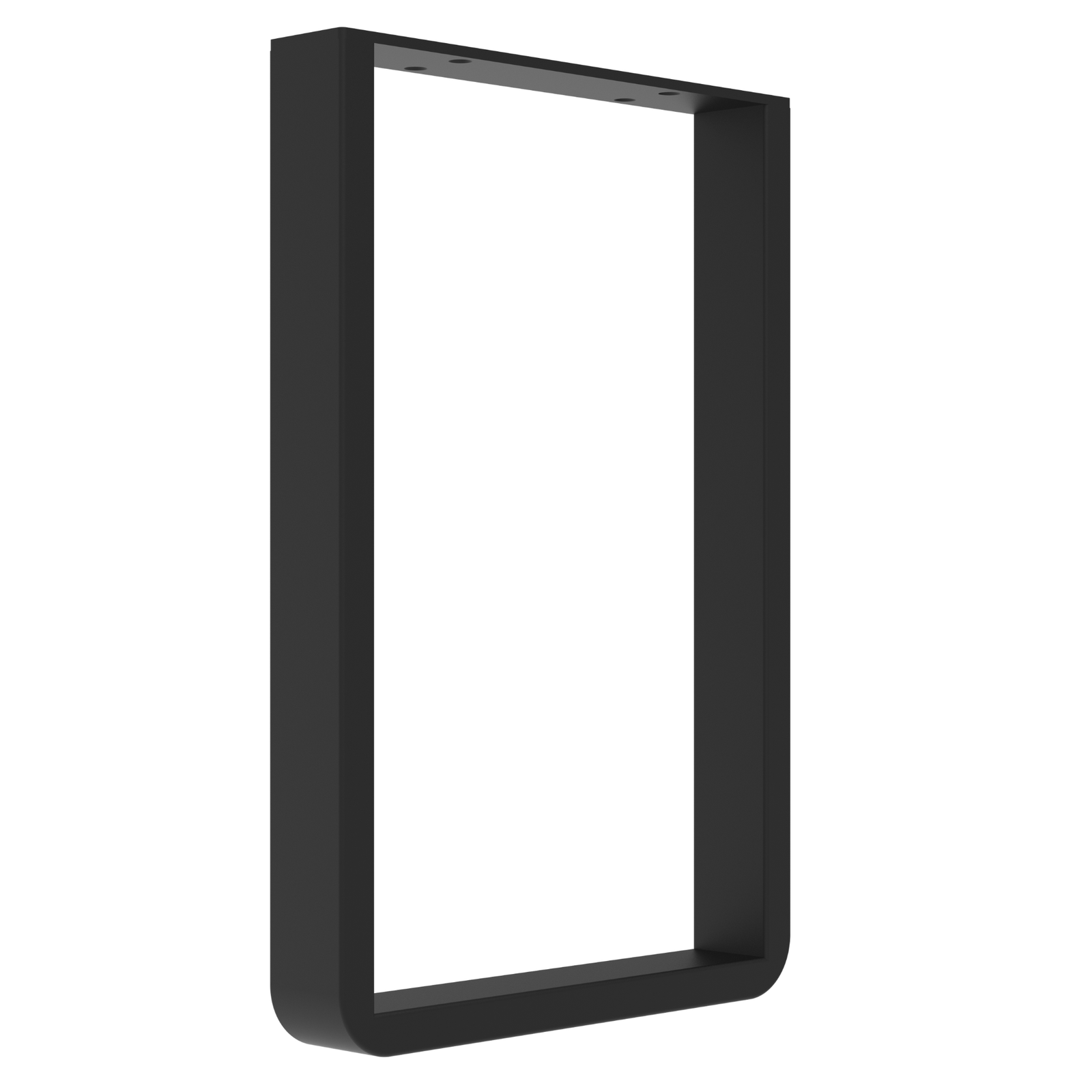 Tikal Black Steel Tube Bench Leg 300 x 450 x 50mm - Image 4