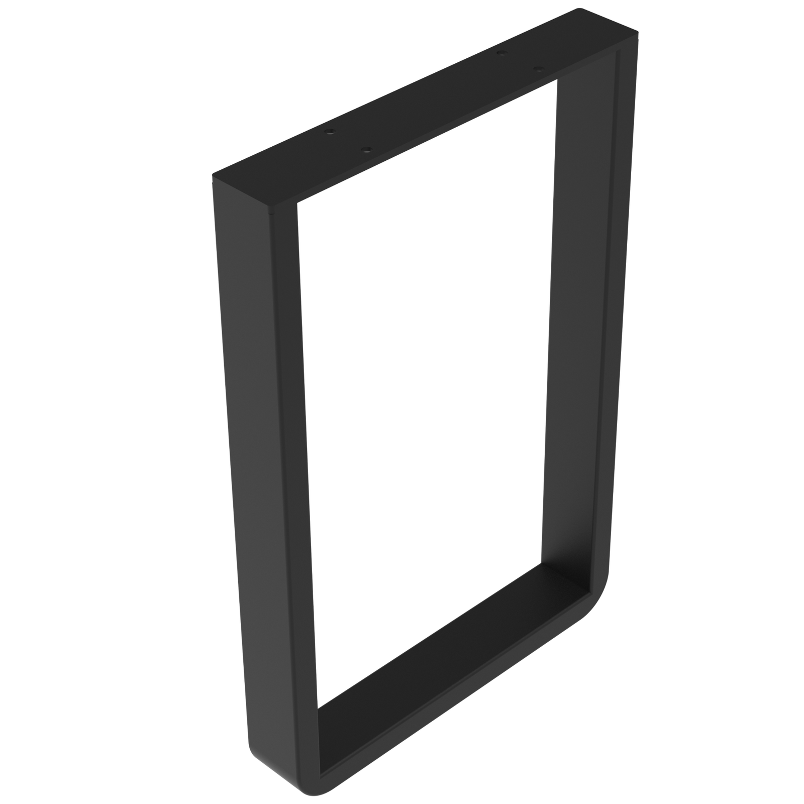 Tikal Black Steel Tube Bench Leg 300 x 450 x 50mm - Image 5